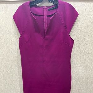 L Fuschia work dress